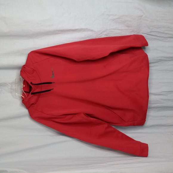 Nike Dri-Fit Hoodie XL pullover Red - Picture 1 of 11